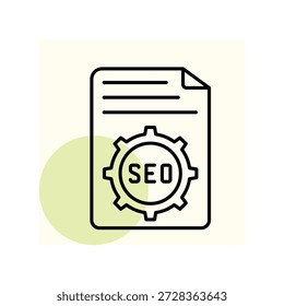 VECTOR de informe SEO, píxel perfecto, archivo ilustrador 