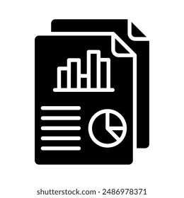 SEO Reporting icon line vector illustration