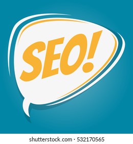 Seo-Retro-Sprechballon