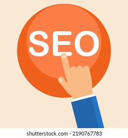 SEO Search Engine Optimization, concept for promoting ranking traffic on website, optimizing your website to rank in search engines or SEO.