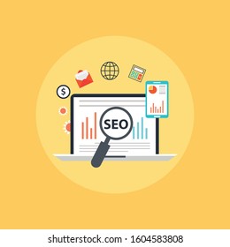 SEO Search Engine Optimization- Illustration