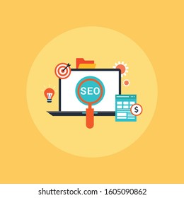 SEO Search Engine Optimization- Illustration
