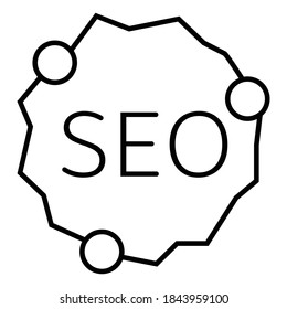 SEO Search Engine Optimization Marketing Ranking Traffic icon