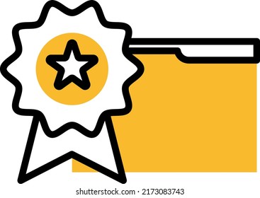 Sertificación SEO, ilustración, vector sobre un fondo blanco.