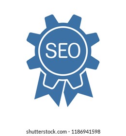 SEO service. Vector icon, isolated on white background.