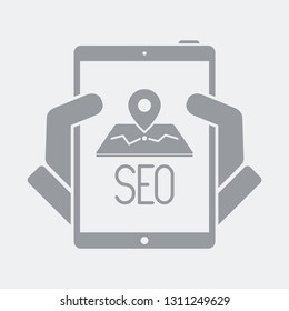 Seo services on tablet
