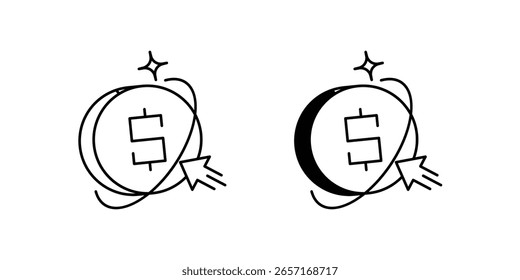ícone de conjunto de seo com fundo branco vetor ilustração stock