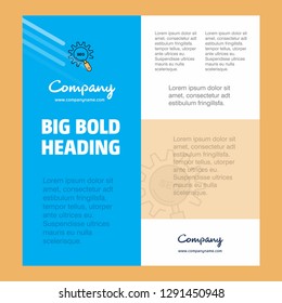 Seo setting  Business Company Poster Template. with place for text and images. vector background