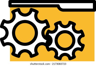 Ajuste SEO, ilustración, vector en un fondo blanco.
