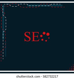 Seo simple icon.