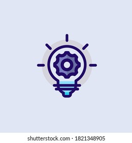 SEO Solution. Vector modern line design illustration icon