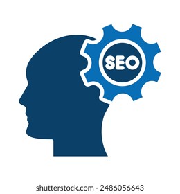 SEO Specialist Icon Line Vektorillustration