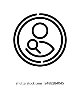 SEO-Spezialisten-Icon-Vektorillustration
