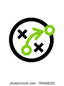 Seo Strategy Icon Template