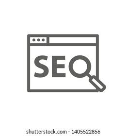 SEO Strategy - Search engine optimization concept, including keywords