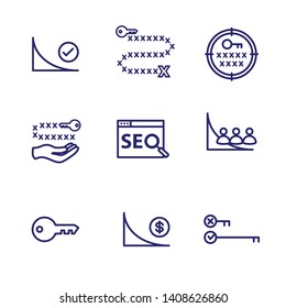 SEO Strategy - Search engine optimization concept, including keywords