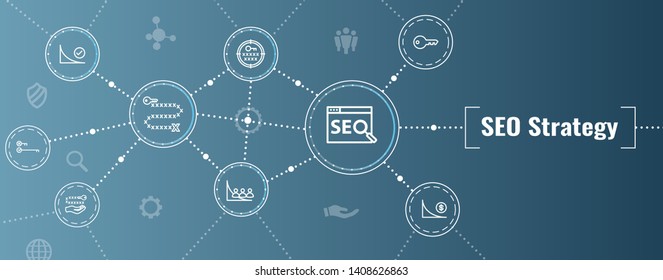 SEO Strategy - Search engine optimization concept, including keywords