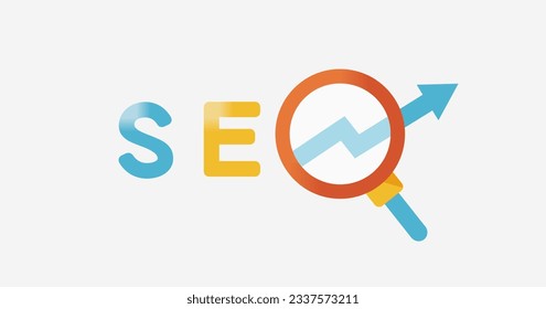 SEO Success Rise Image Background Illustration 1:1.191 eye-catching