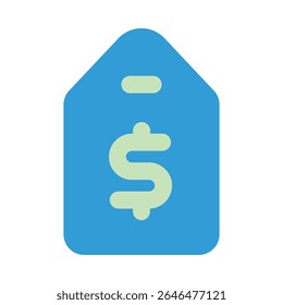 seo tag duo tone icon editable vektor