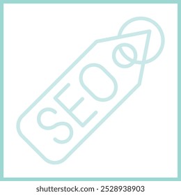 Seo Tag icono de diseño para el Uso comercial personal