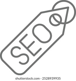 Seo Tag icono de diseño para el Uso comercial personal