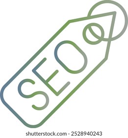 Seo Tag ícone design para uso comercial pessoal