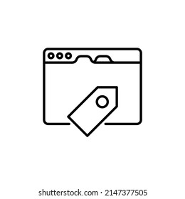 SEO Tag icon in vector. logotype