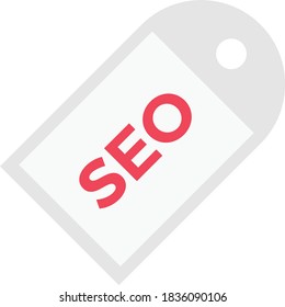 Seetag-Vektorsymbol mit flacher Farbe