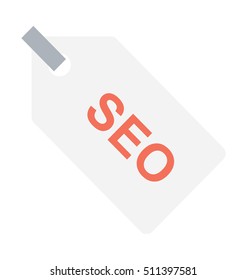 Seo Tag Vector Icon 
