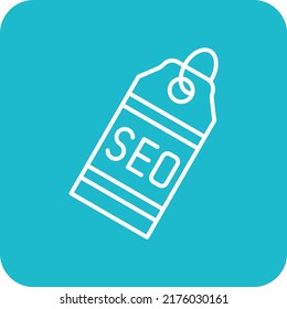 Seo Tag vector icon. Can be used for printing, mobile and web applications.