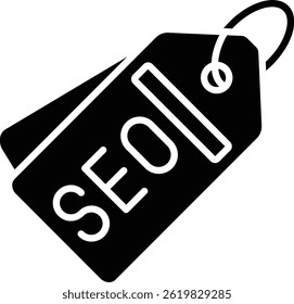Seo Tag vector icon. Can be used for printing, mobile and web applications.