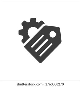SEO tags icon on white background