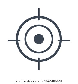 Seo Targeting Icon Vector Graphic. Seo Targeting Vector Illustration.