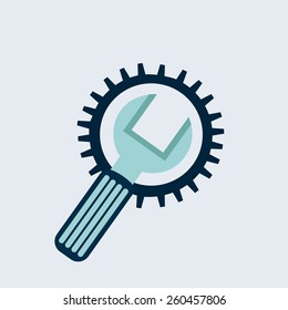 seo technology design, vector illustration eps10 graphic 
