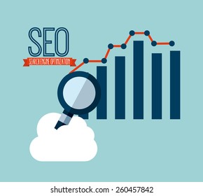 seo technology design, vector illustration eps10 graphic 