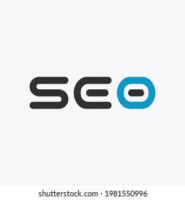 SEO Text vector design illustration