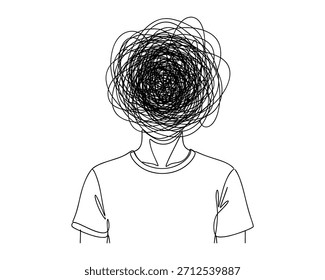 Título SEO:

Vector de arte de titular de garabato mental confundido. Caos mental Vector de ilustración continua