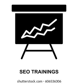 Seo Trainging Glyphs Icon