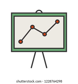 Seo training Line filled multi color icon