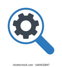 icono de color de glifo vectorial seo 