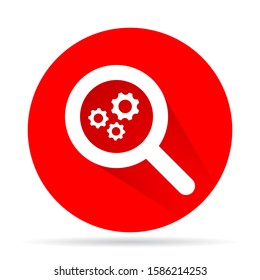 SEO vector icon Vector icon, design illustration for web. Flat style