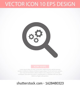 SEO vector icon Vector icon, design illustration for web. Flat style