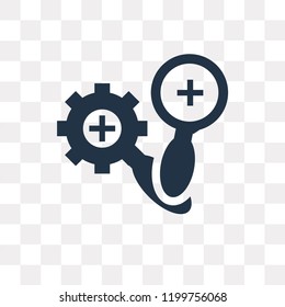 Seo vector icon isolated on transparent background, Seo transparency concept can be used web and mobile