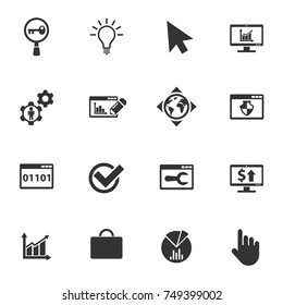 seo vector icons for your creative ideas
