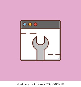 SEO Vector illustration on a transparent background. Premium quality symbols. Vector Line Flat color  icon for concept and graphic design.