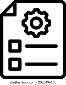 SEO vector thin line icon