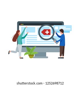 seo web business internet illustration
