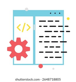 “Flat SEO Web Development Icon Sheet Modern Line  Filled Symbols”