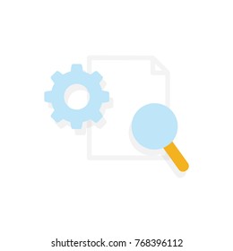 SEO web flat icon search engine
