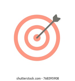 SEO web flat icon targeting